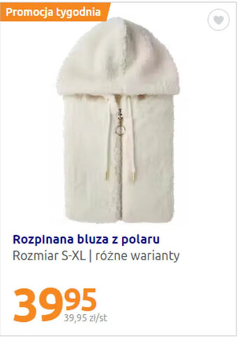 Action Rozpinana bluza z polaru oferta