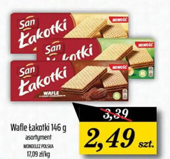 Społem San łakotki wafle 146 g oferta