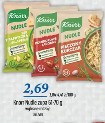 Społem Knorr Nudle zupa 61-70 g oferta