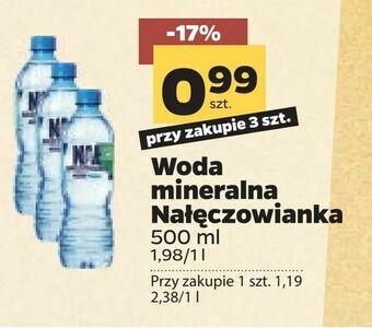 Netto Woda mineralna Nałęczowianka oferta