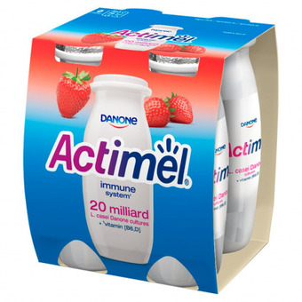 Auchan Danone - actimel truskawkowy oferta