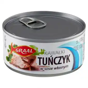 Auchan Graal - tuńczyk kawałki w sosie własnym oferta