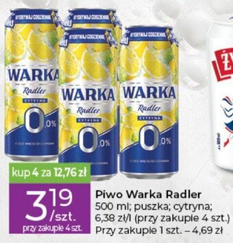 Stokrotka Warka Radler Piwo 500 ml puszka cytryna oferta