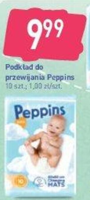 Peppins podkładki do przewijania 10 sztuk