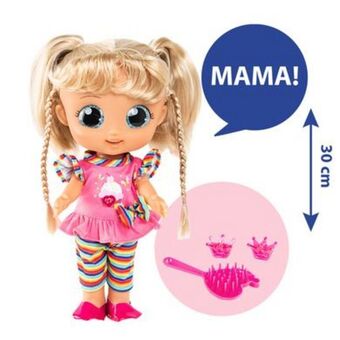 Smyk Smiki, city girl, interaktywna lalka, legginsy i tunika, 30 cm oferta
