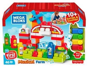 Smyk Mega bloks, first builders, muzyczna farma, klocki oferta