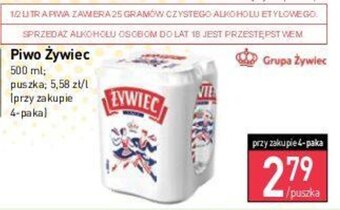 Stokrotka Grupa Żywiec Piwo Żywiec 500 ml puszka oferta