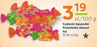 Społem Wawel Cukierki Galaretki Frutoletka luz 100 g oferta