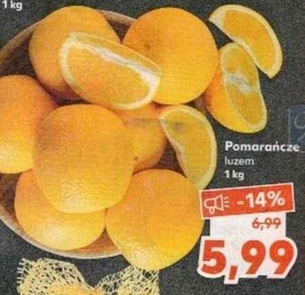 Kaufland Pomarańcze luzem 1kg oferta