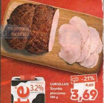 Kaufland Lukullus szynka pieczona oferta