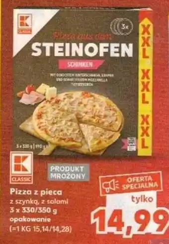 Kaufland Pizza z pieca 3x350g oferta