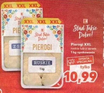 Kaufland Pierogi XXL ruskie lub z serem 1kg oferta