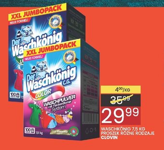 Wafelek Waschkonig proszek do prania 7,5kg oferta