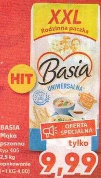 Kaufland Basia mąka pszenna 2,5kg oferta