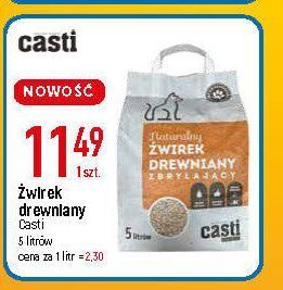 E.Leclerc Żwirek dla kota drewniany casti oferta