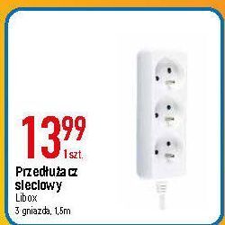 E.Leclerc Przedłużacz 3 gniazda 1.5 m libox oferta