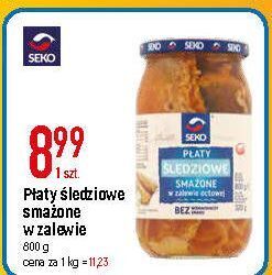 E.Leclerc Płaty śledziowe smażone w zalewie octowej seko oferta
