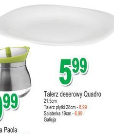 E.Leclerc Talerz deserowy quatro 21.5 cm galicja oferta
