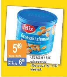 E.Leclerc Orzeszki ziemne smażone i solone felix oferta
