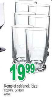 E.Leclerc Szklanki ibiza 310 ml altom oferta