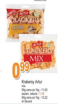 E.Leclerc Krakersy cebulka artur oferta