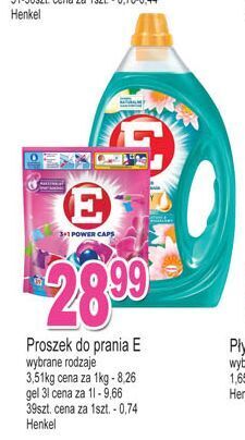E.Leclerc Kapsułki do prania e power gel oferta