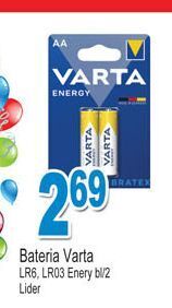 E.Leclerc Baterie energy aaa varta oferta