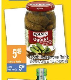 E.Leclerc Ogórki konserwowe rolnik oferta
