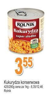 E.Leclerc Kukurydza konserwowa super słodka rolnik oferta