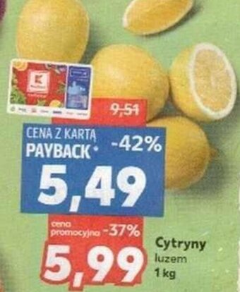 Kaufland Cytryny luzem 1kg oferta