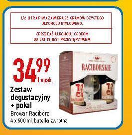 E.Leclerc Piwo klasyczne + pils miodowe rżnięte pokal raciborskie zestaw oferta