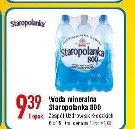 E.Leclerc Woda niegazowana staropolanka 800 oferta