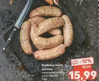 Kaufland Kiełbasa biała surowa 1kg oferta