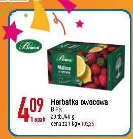 E.Leclerc Herbatka owocowa malina z cytryną bifix premium oferta