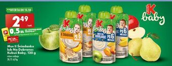 Biedronka Mus jabłko-brzoskwinia-marchew-banan kubuś baby oferta