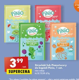 Biedronka Strzelaki do kąpieli truskawka pinio oferta