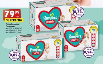 Biedronka Pieluchomajtki 6 pampers pants oferta