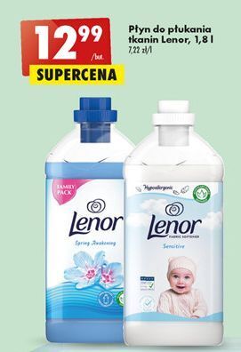 Biedronka Płyn do płukania lenor sensitive oferta