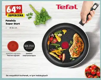 Biedronka Patelnia super start 24 cm tefal oferta