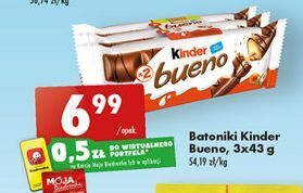 Biedronka Baton kinder bueno oferta