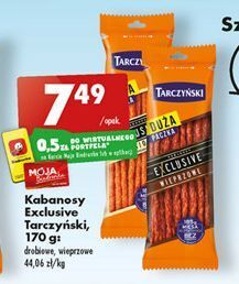 Biedronka Kabanosy drobiowe tarczyński exclusive oferta