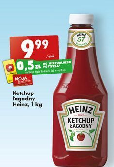 Biedronka Ketchup łagodny heinz oferta