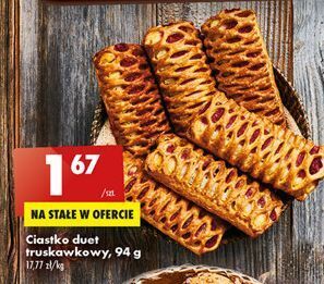 Biedronka Ciastko duet z truskawkami oferta