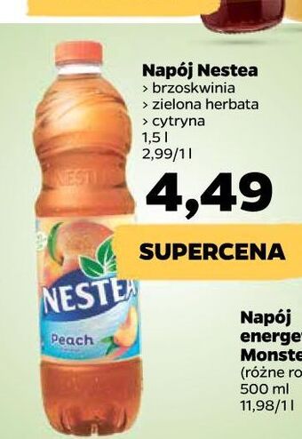 Netto Herbata mrożona lemon nestea oferta