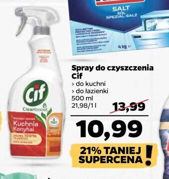Netto Spray do łazienki cif power cream oferta