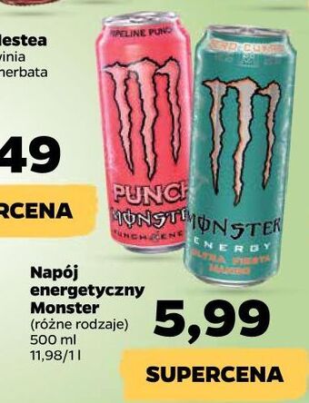 Netto Napój energetyczny monster energy juiced mango loco oferta