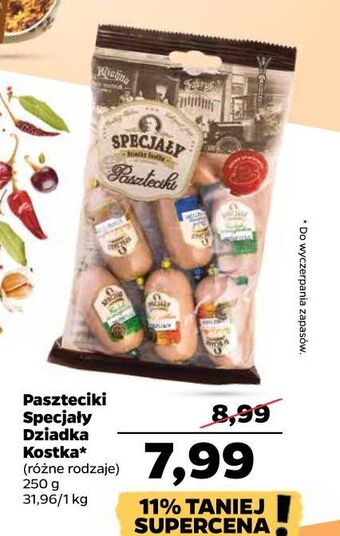 Netto Paszteciki mix specjały dziadka kostka oferta