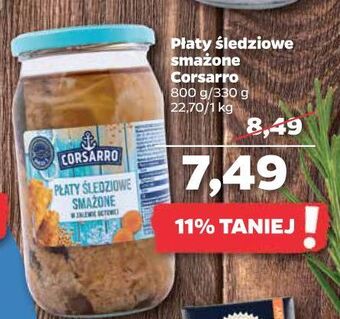 Netto Płaty śledziowe smażone w zalewie octowej corsarro oferta