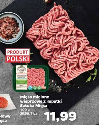 Netto Mięso mielone wieprzowe sztuka mięsa netto oferta