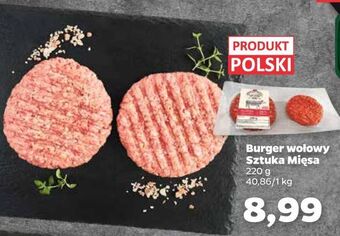 Netto Burger wołowy sztuka mięsa netto oferta